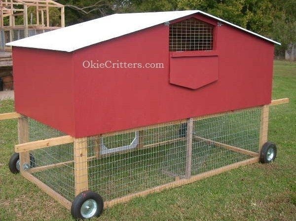 Chicken tractor coop on wheels for sale adoption from