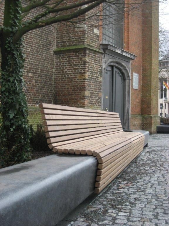 Concrete park benches foter park bench design urban
