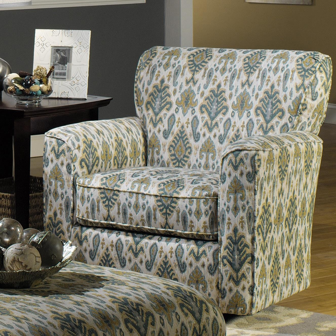 Craftmaster accent chairs contemporary upholstered swivel