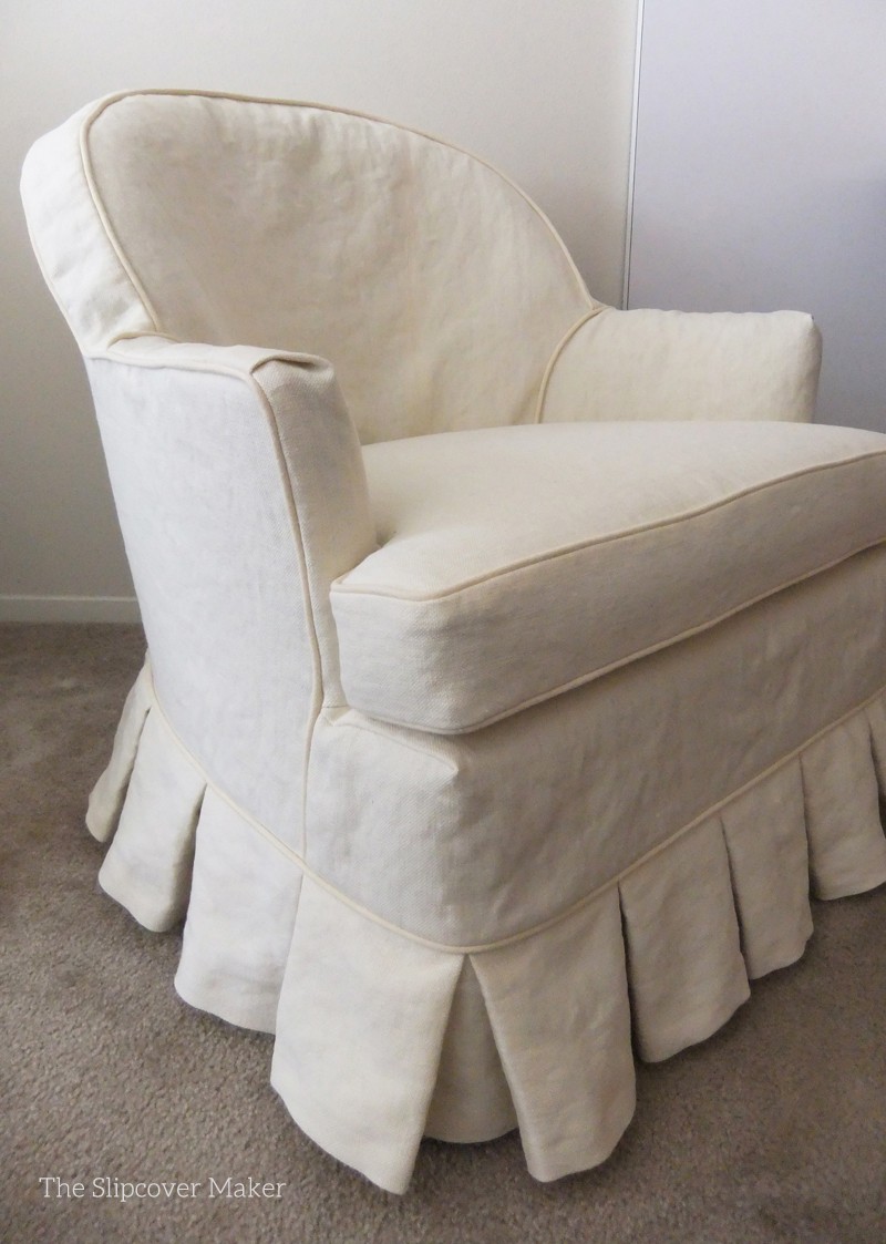 Custom hemp slipcovers update old chairs the slipcover maker