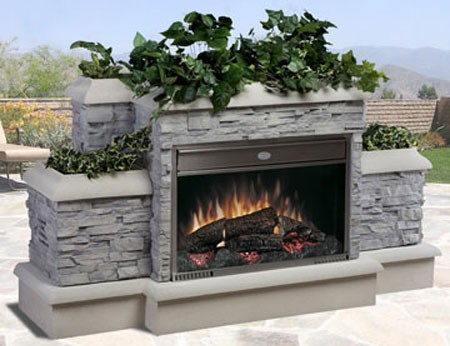 Dimplex outdoor electric fireplace is ultra revolutionary