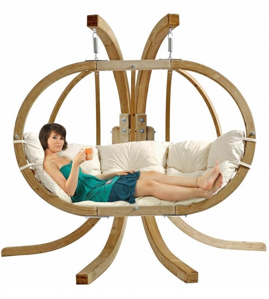 Double hanging chaise lounger for two person 1