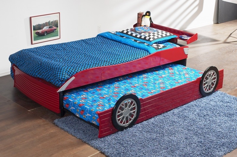 Double trundle bed for kids bedroom homesfeed 2
