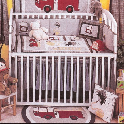 fire truck crib