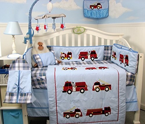 fire truck crib