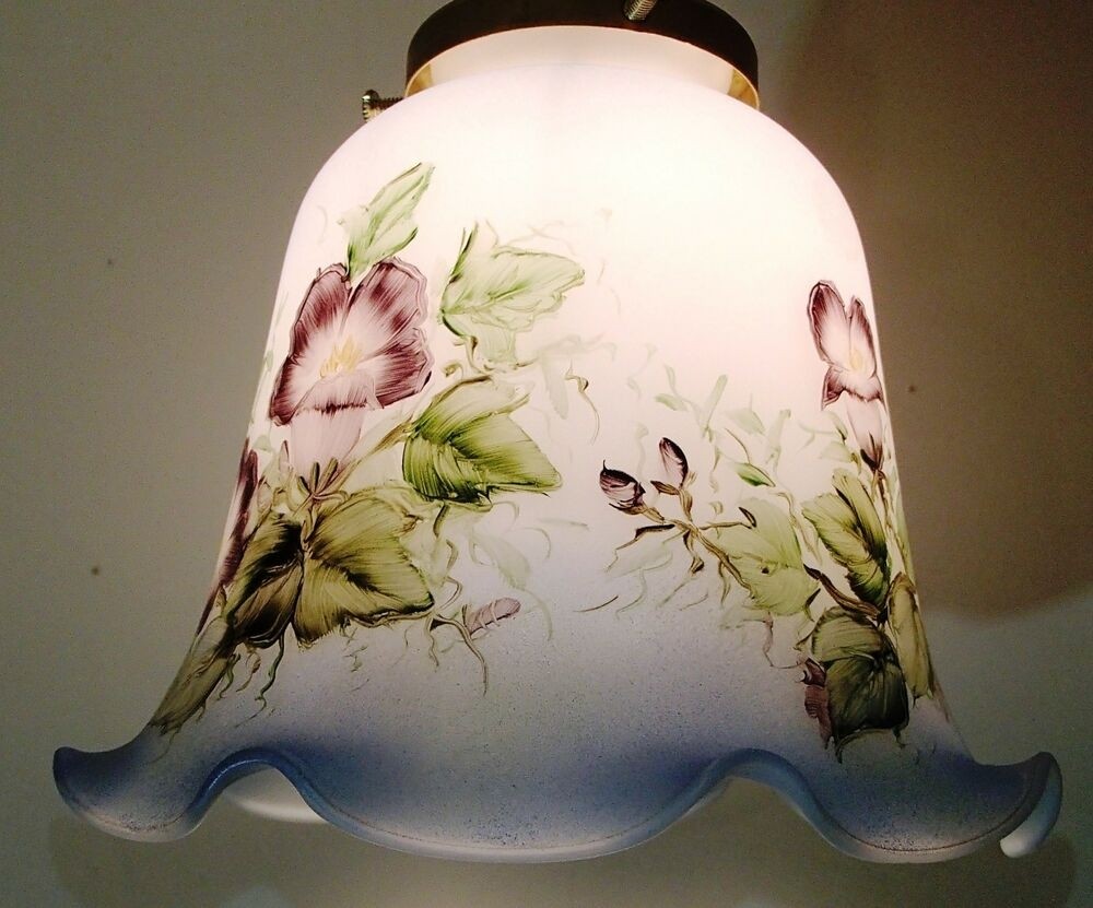 Hand Painted Glass Lamp Shades - Ideas on Foter