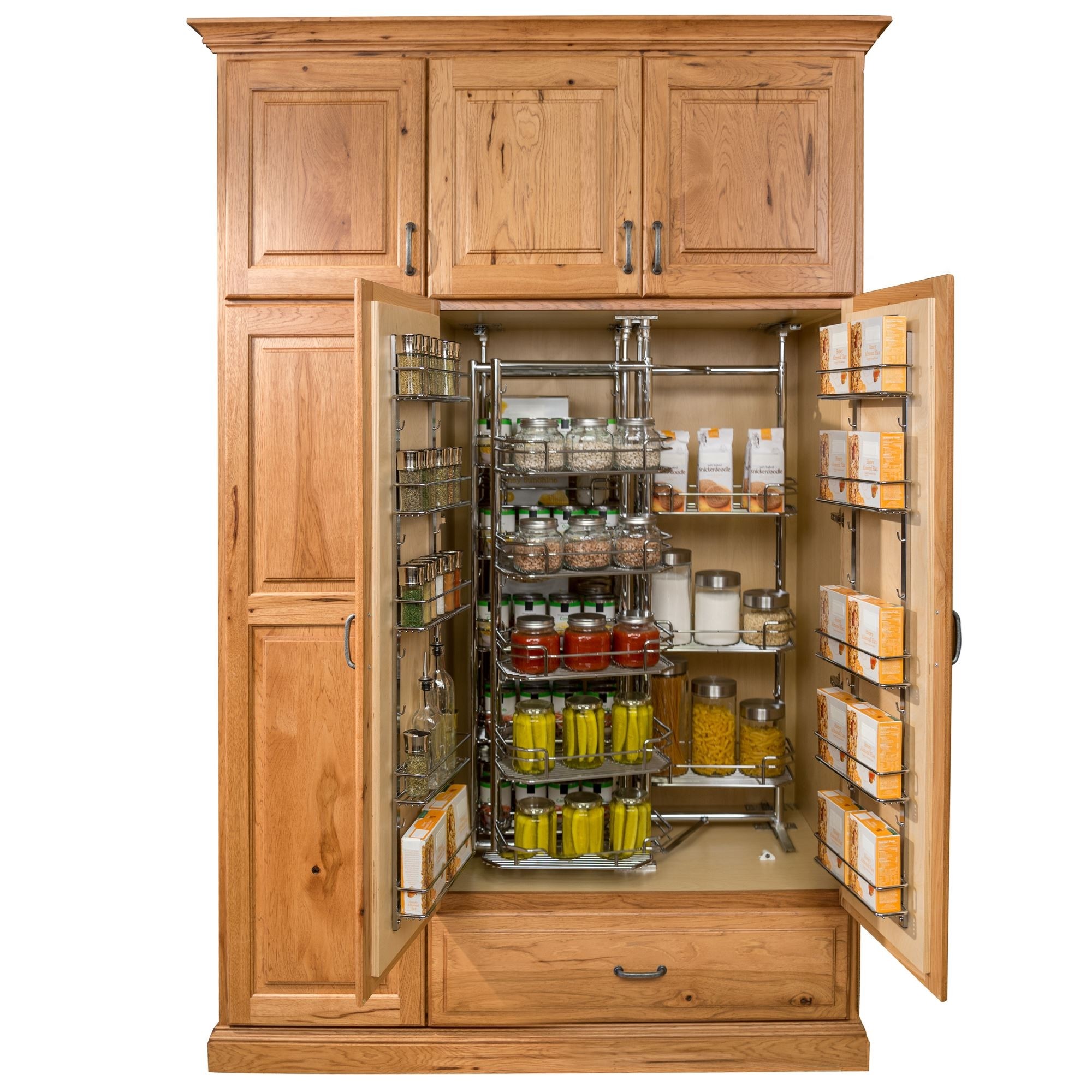 Pantry and food storage storage solutions custom wood 1