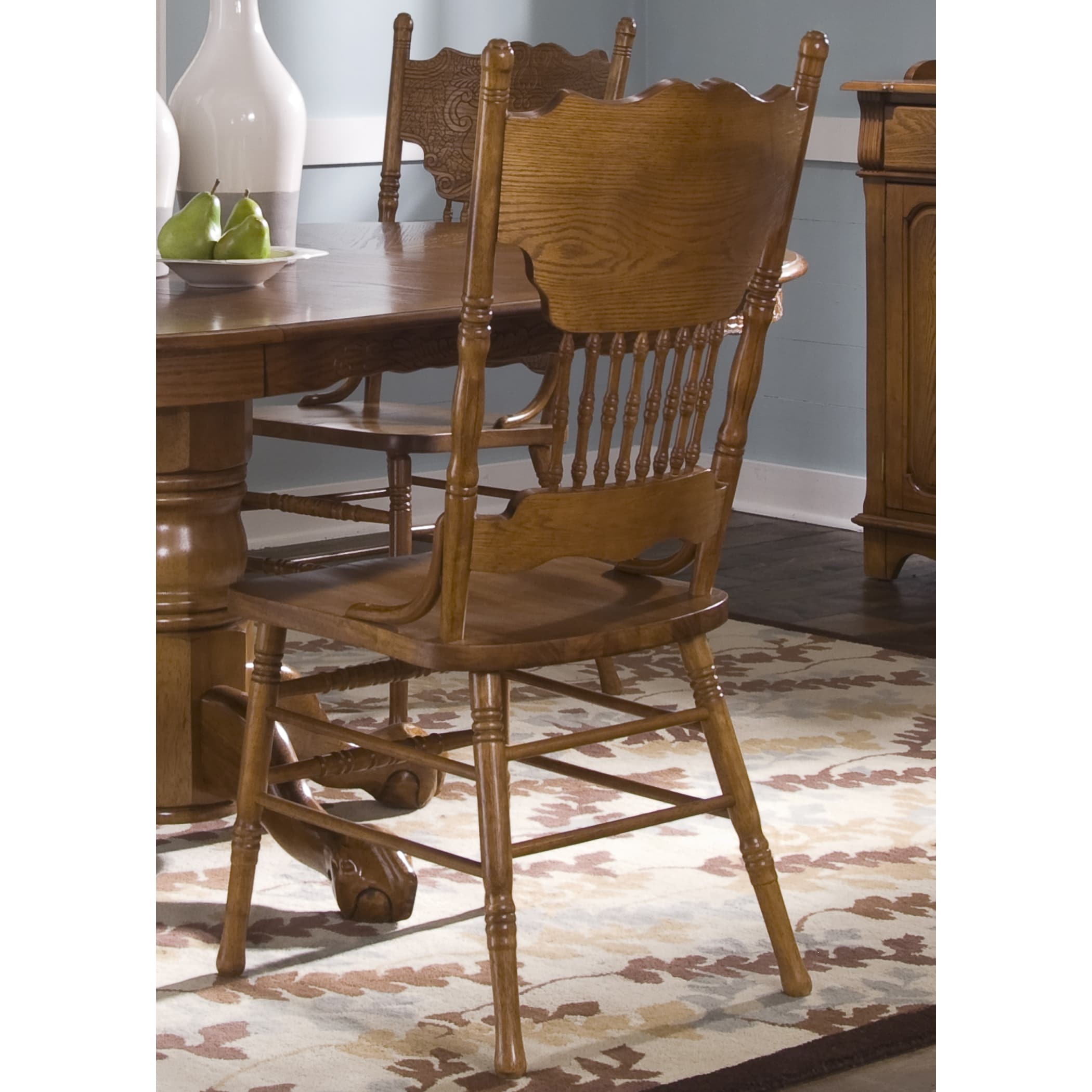 Oak Double Pressback Chairs Ideas On Foter