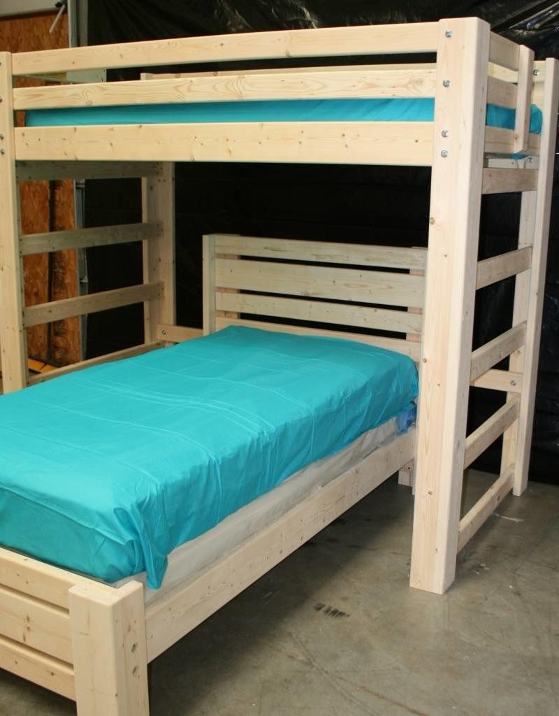 T shape bunk bed bargain box and bunks