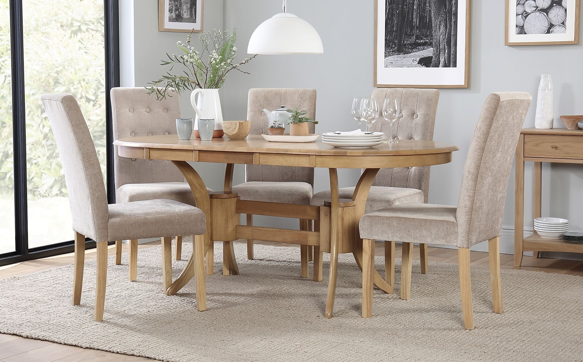 Oval Dining Table Set For 6 Ideas On Foter