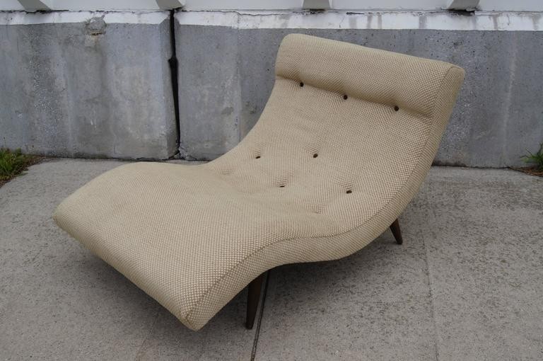 Two person wave chaise longue by adrian pearsall for craft