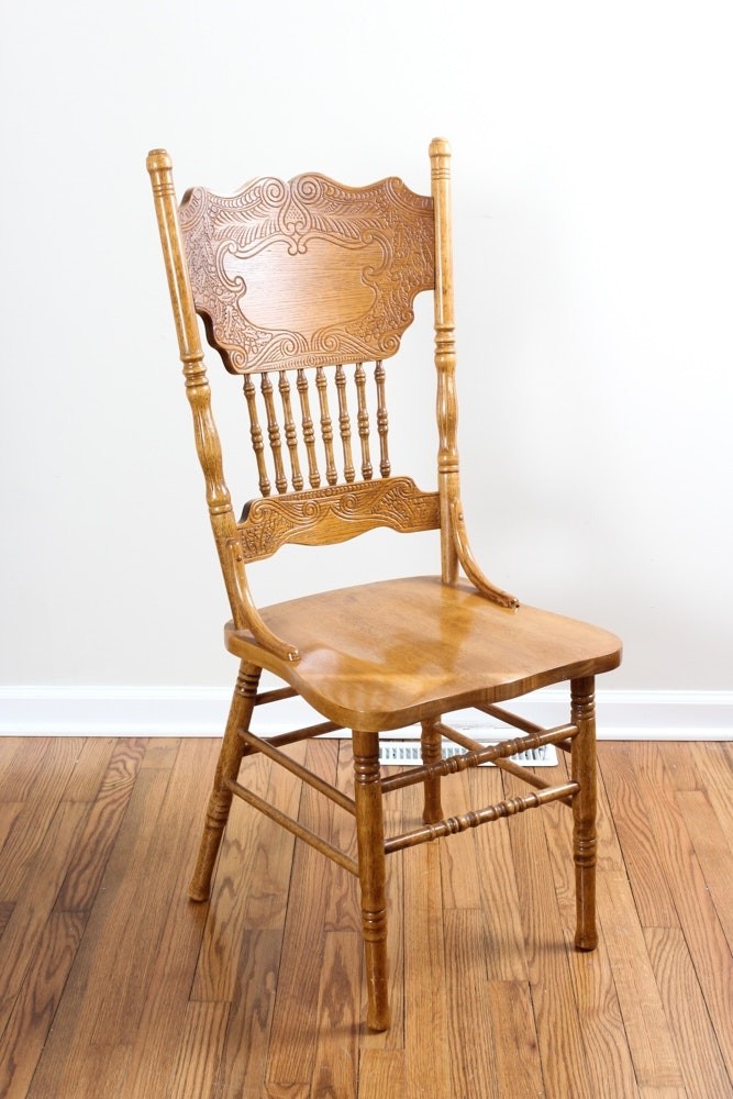 Pressed back deals chairs for sale