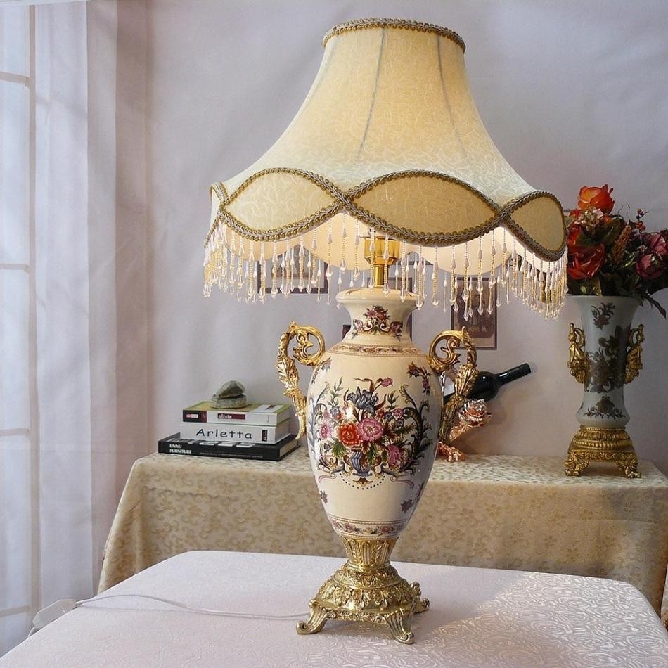 2019 fashion quality ceramic table lamp antique vintage