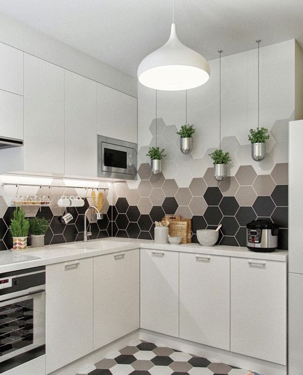 25 stylish hexagon tiles for kitchen walls and 10