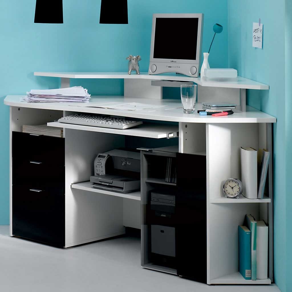 4 recommended desks with printer storage homesfeed 2