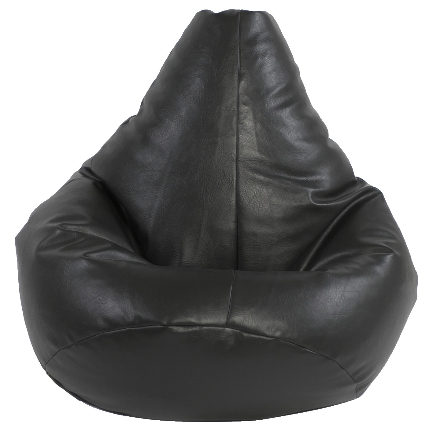 Adult highback faux leather beanbag