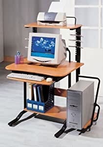 Amazon com new computer desk with printer stand with