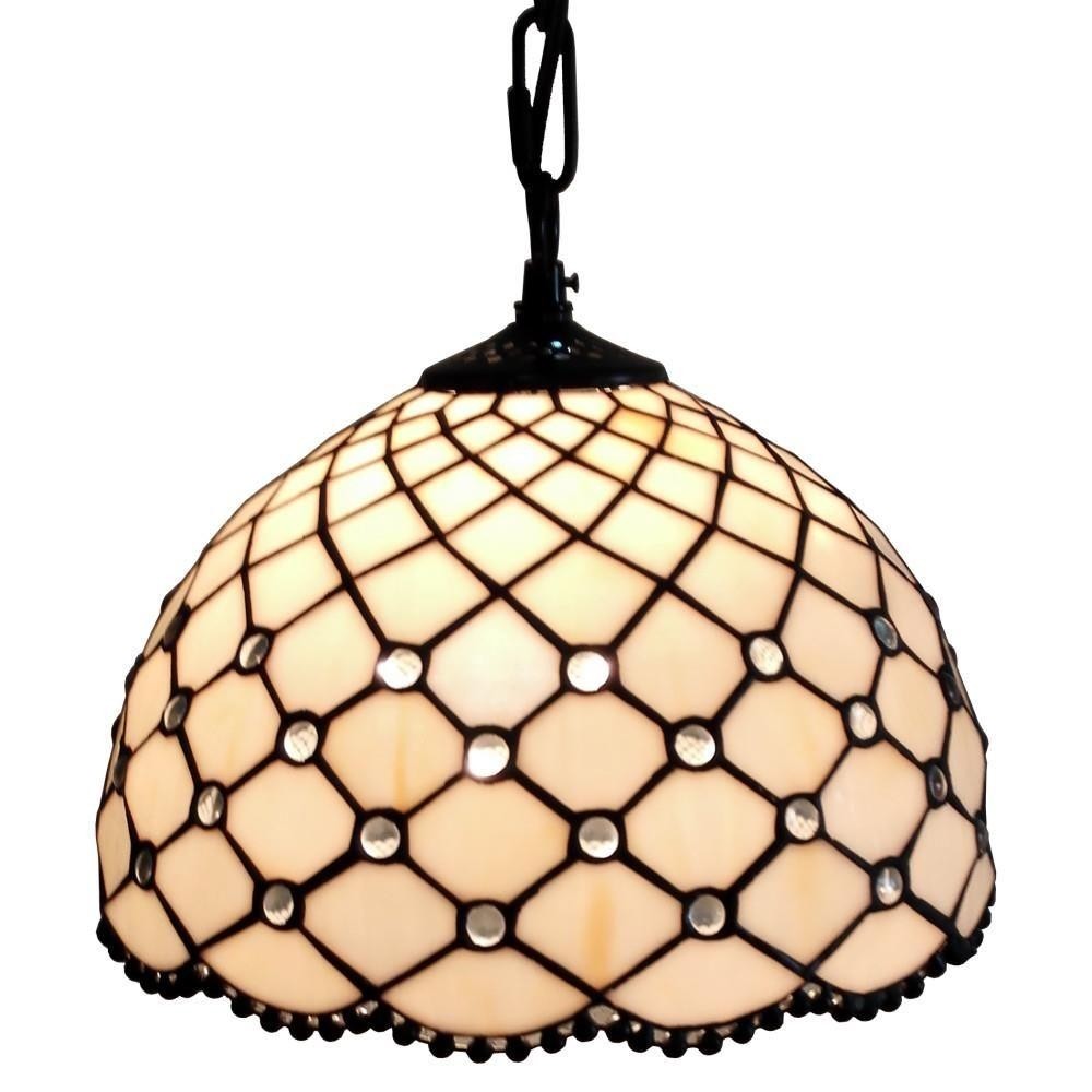 Amora lighting tiffany style jewel hanging lamp am119hl12