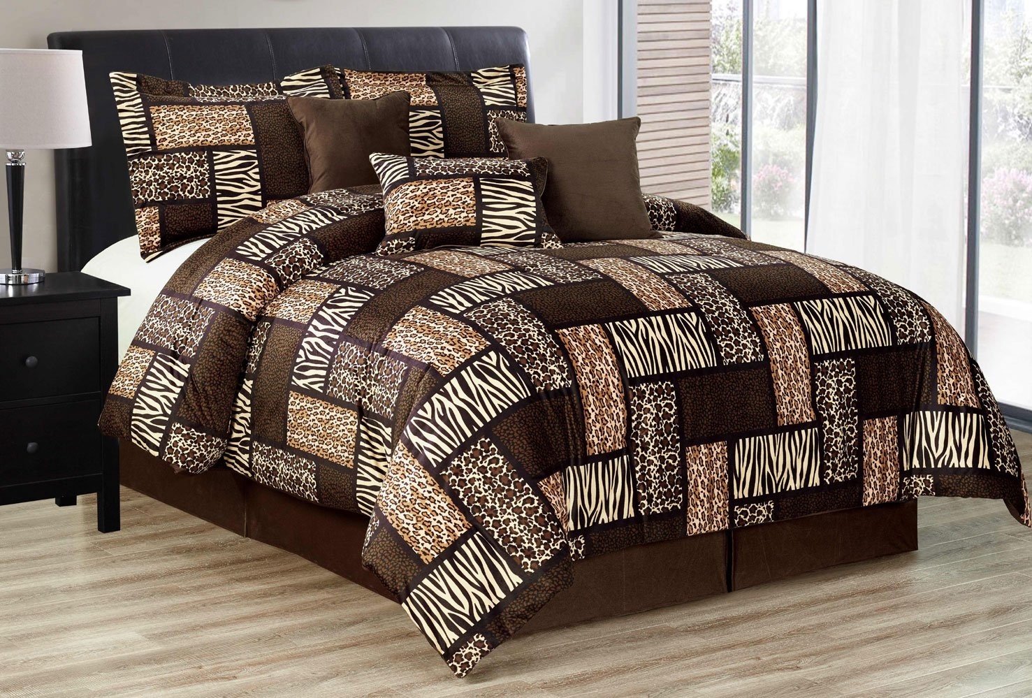 Animal print bedding safari bedding comforters ease 3