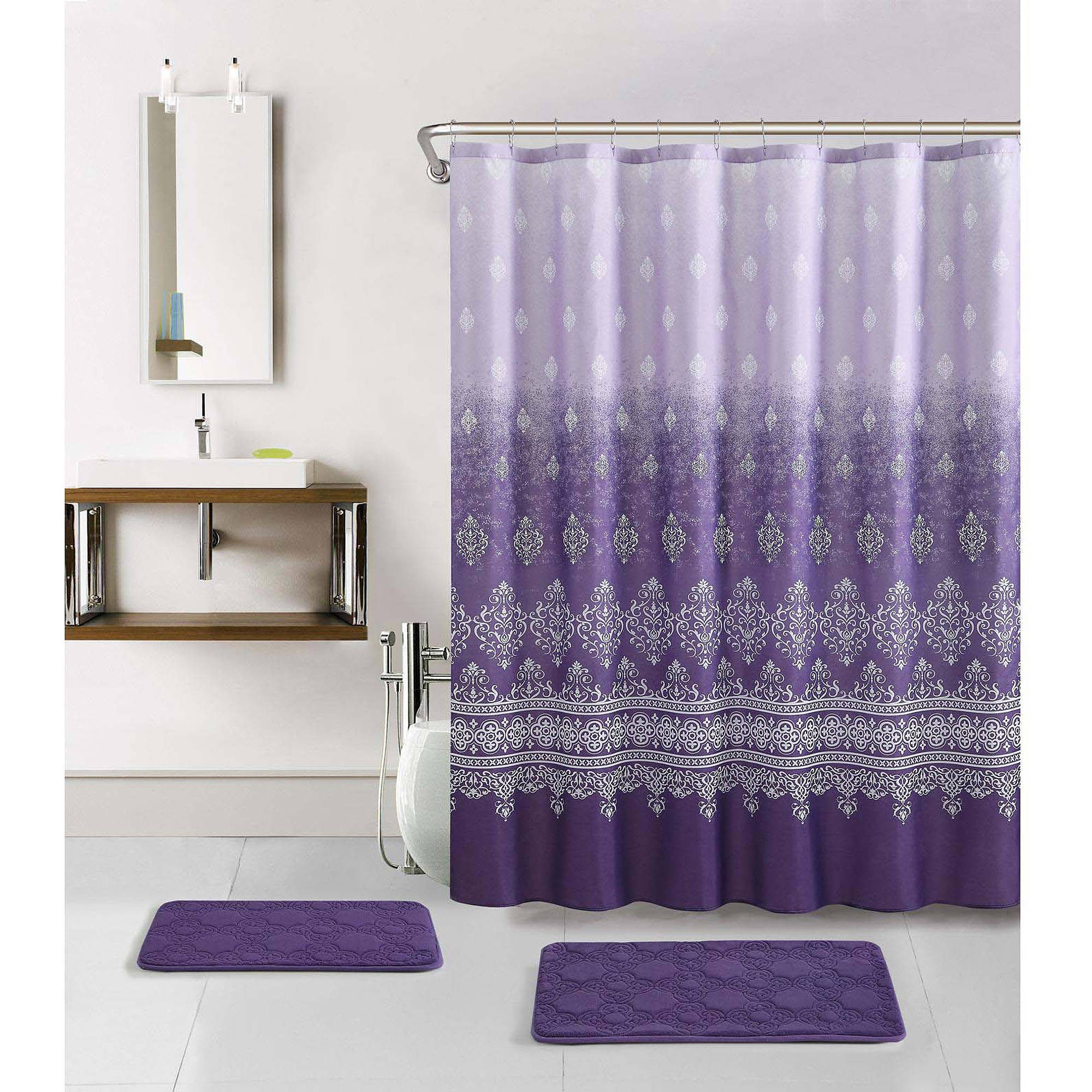 Bathroom pretty walmart shower curtains for pretty