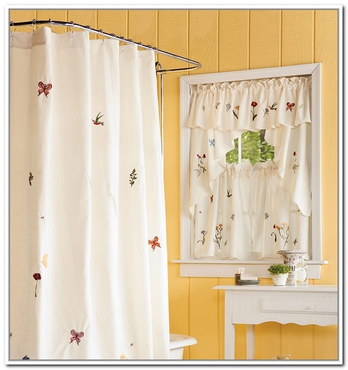 Beautiful bathroom curtains for small windows 9 small