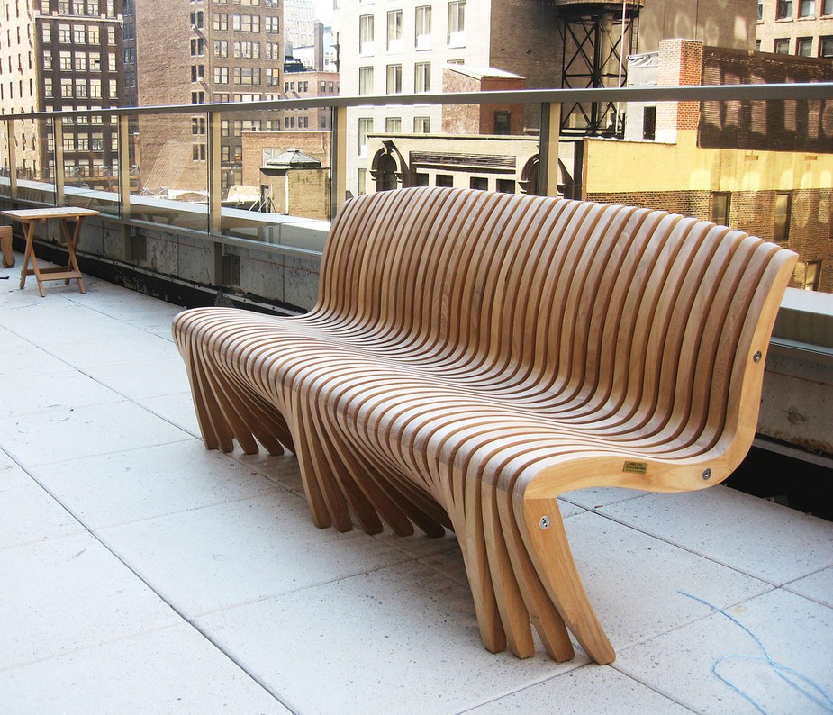 Brush ft metal park bench patio furniture seating outdoor