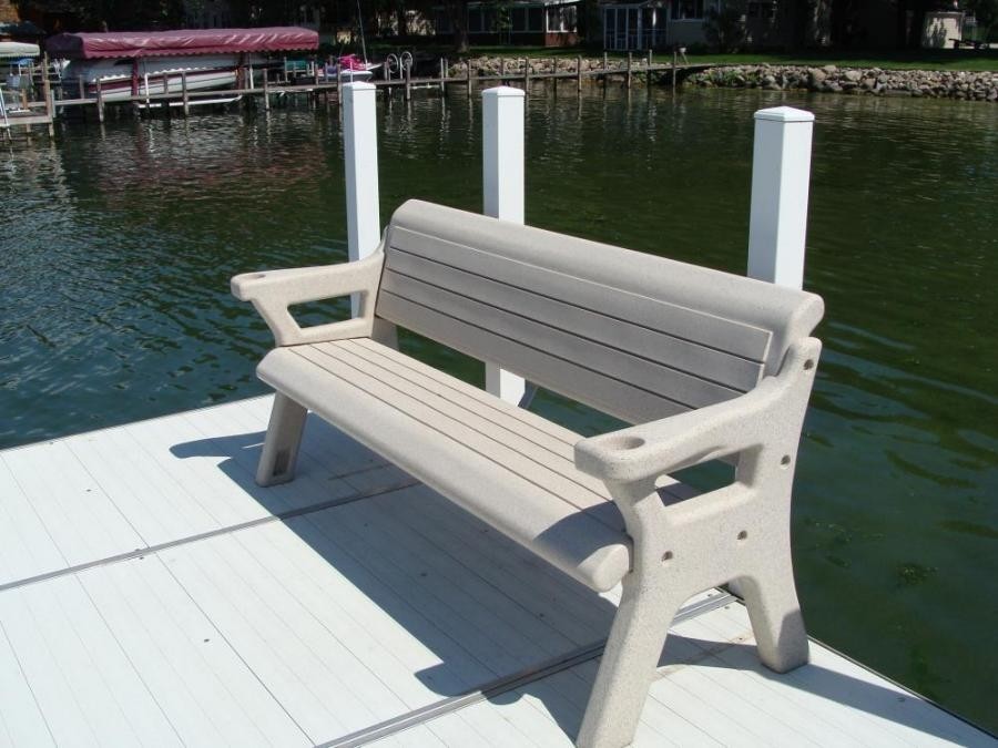 Dock bench dock accessories duralift marine