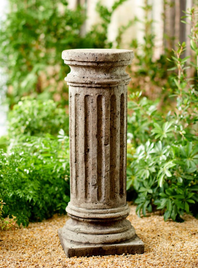 Doric column pedestal unique stone antique garden