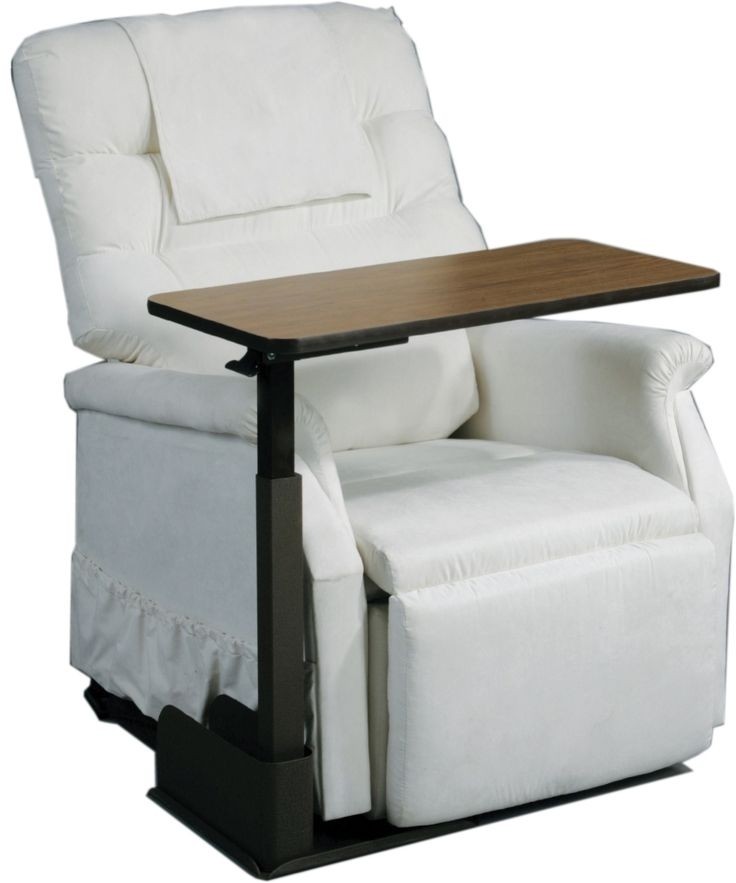 Drive swing away table for lift chair or recliner in