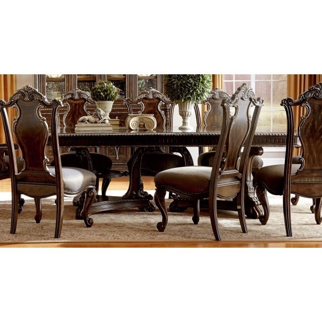 Gables double pedestal dining table art furniture