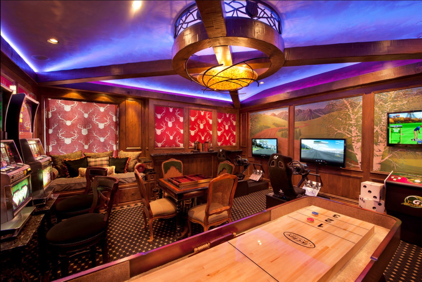 Game and entertainment rooms featuring witty design ideas 1