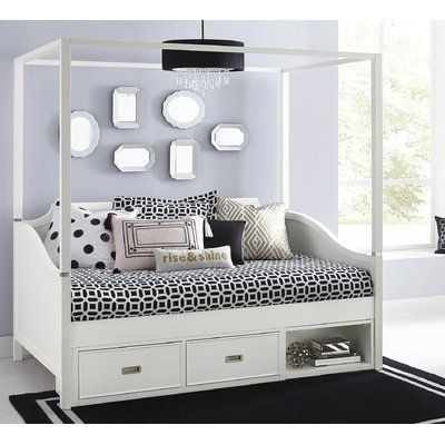Harriet bee jereme canopy daybed with storage unit size