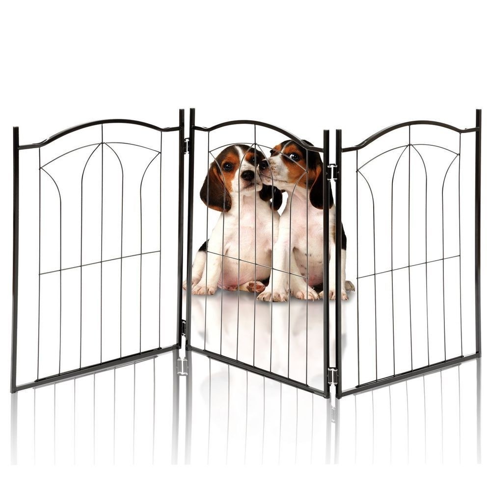Kleeger klg 125 metal pet gate foldable freestanding