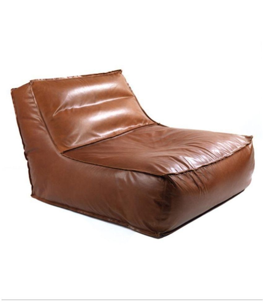 Lounger bean bag sofa bean stretchable bag leather bean