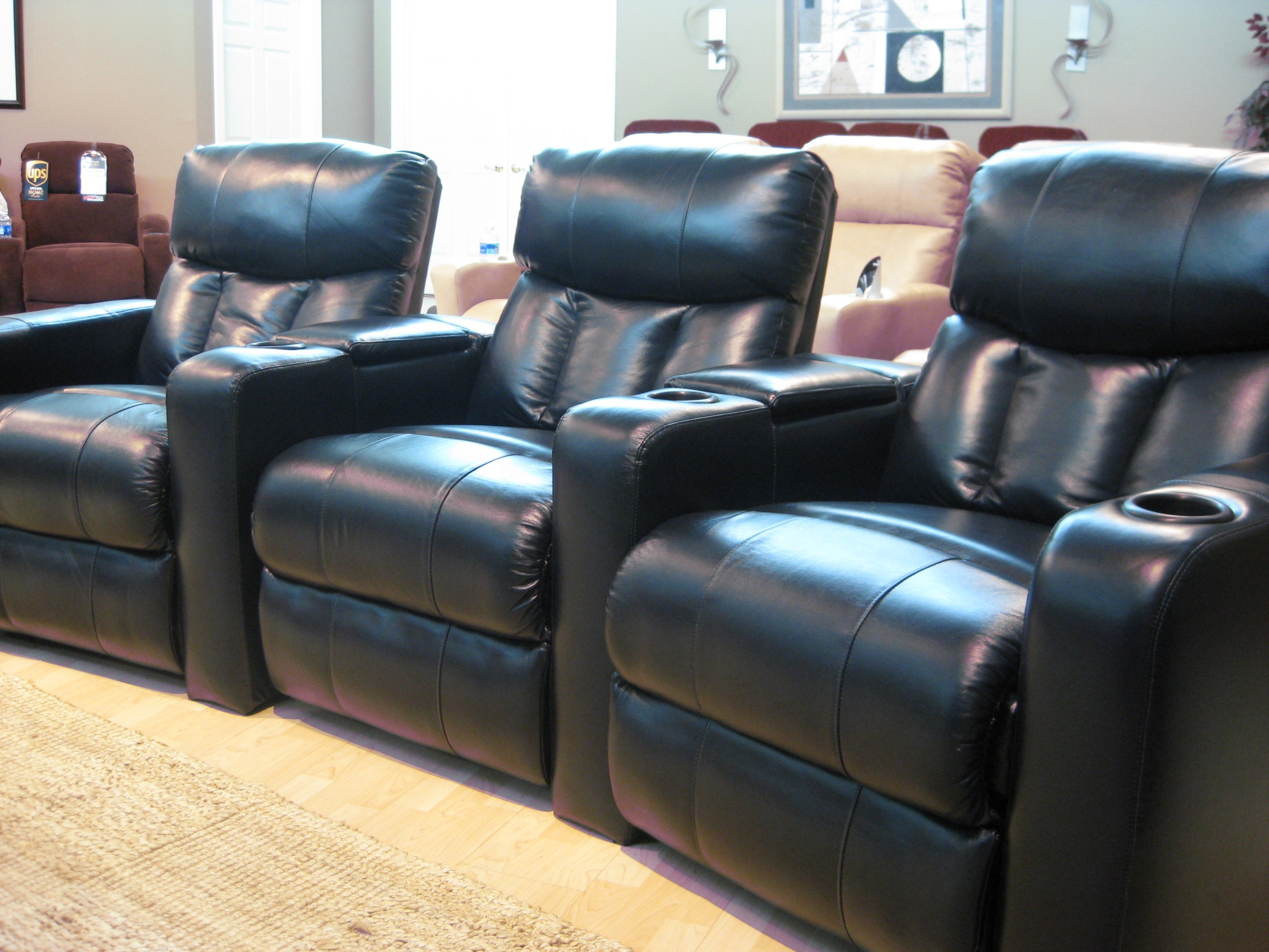 New berkline home theater seating available at