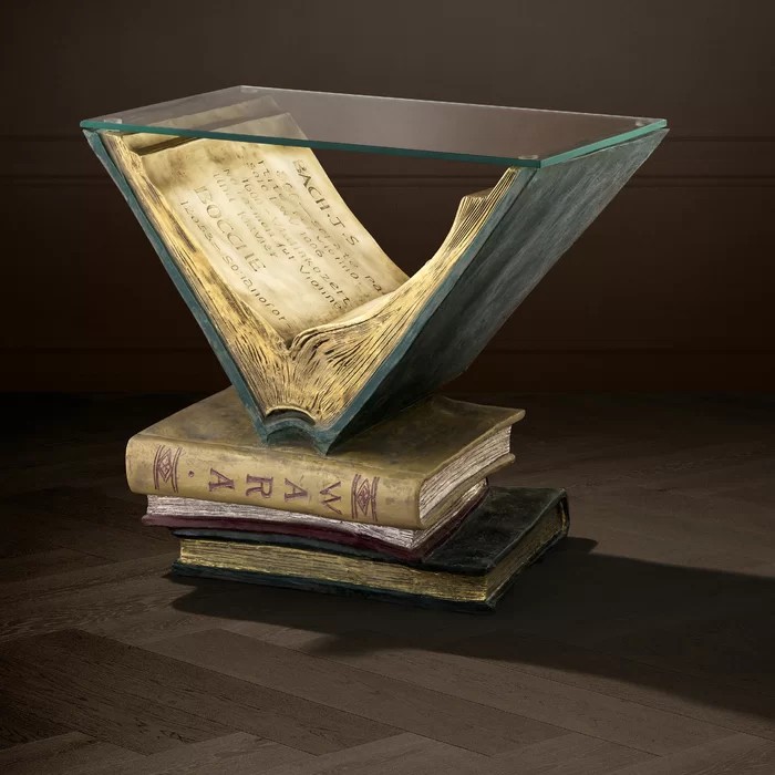 Old books end table in 2020 end tables book furniture