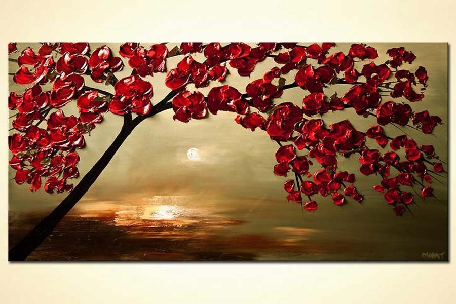 Painting for sale painting of red cherry tree 6120