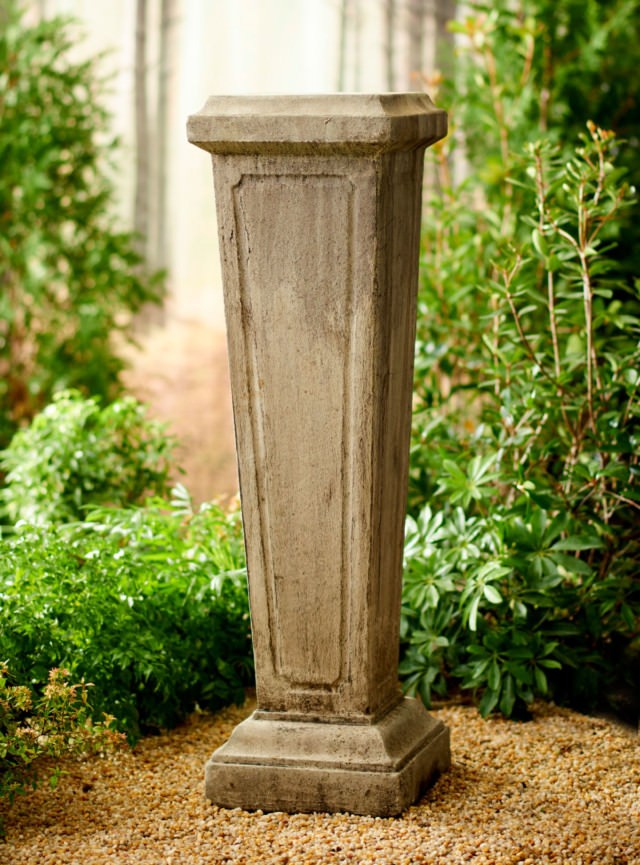 Penn plantation pedestal unique stone antique garden