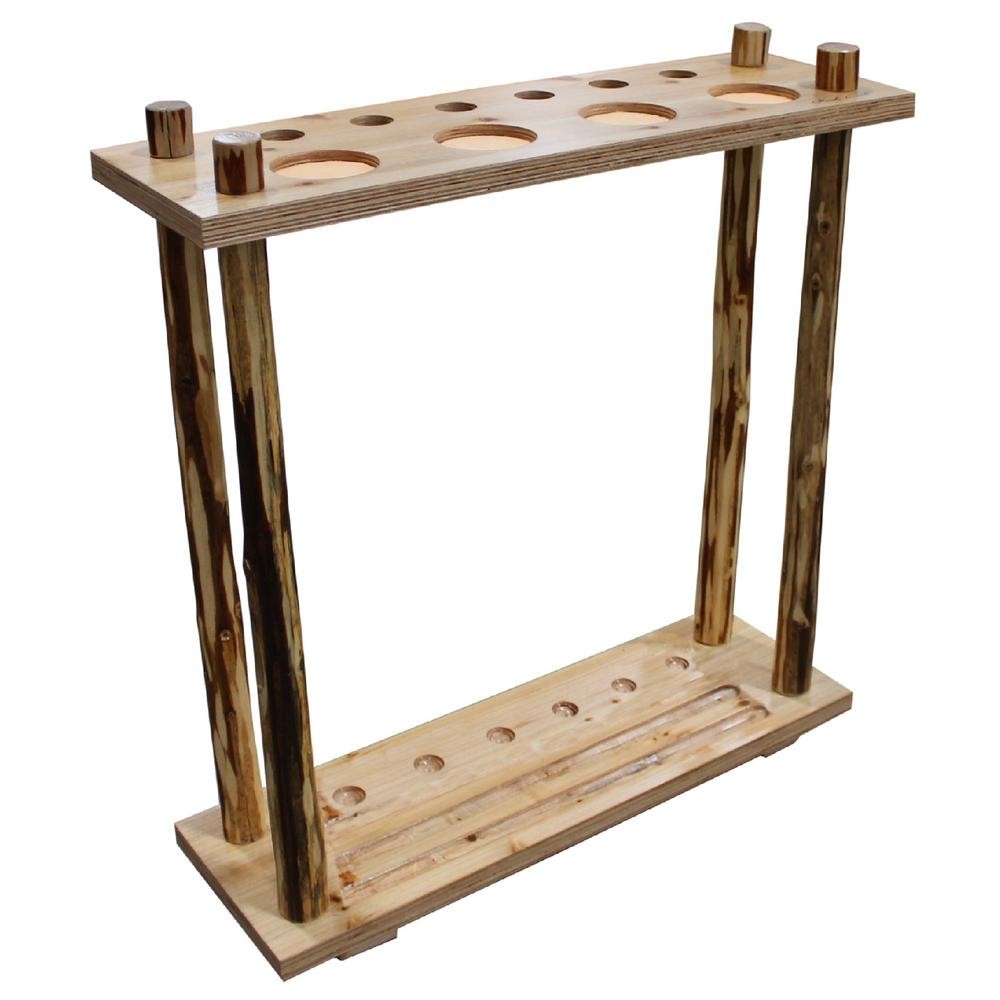 Solid wood 6 cue floor rack holder 37 0014 the
