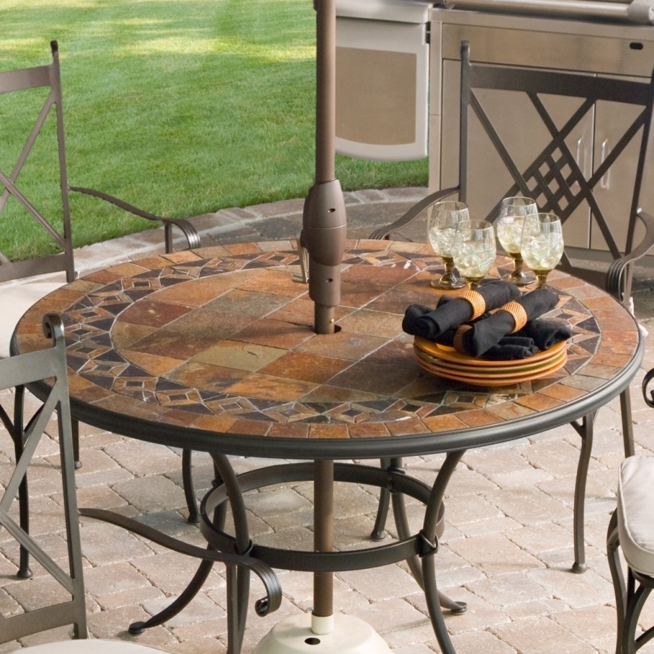 Stone patio tables ideas homesfeed