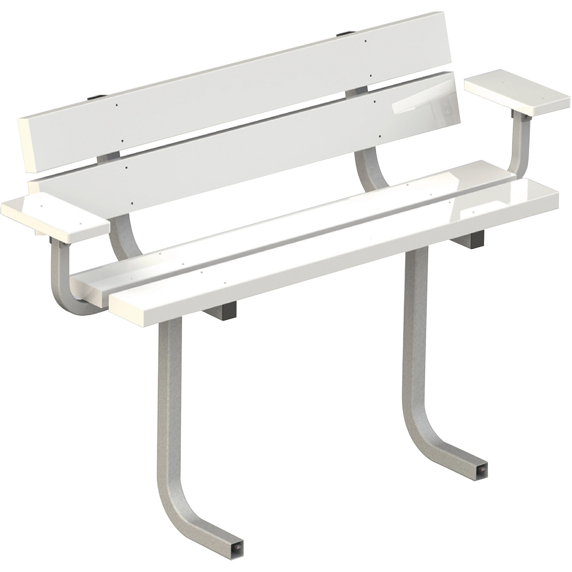 Tie down engineering dock side bench structure