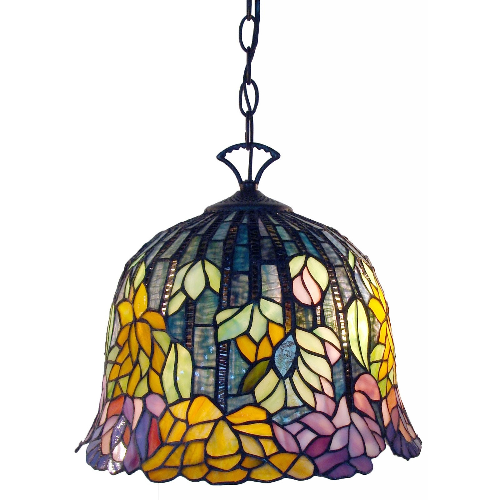 Tiffany style brittney hanging lamp
