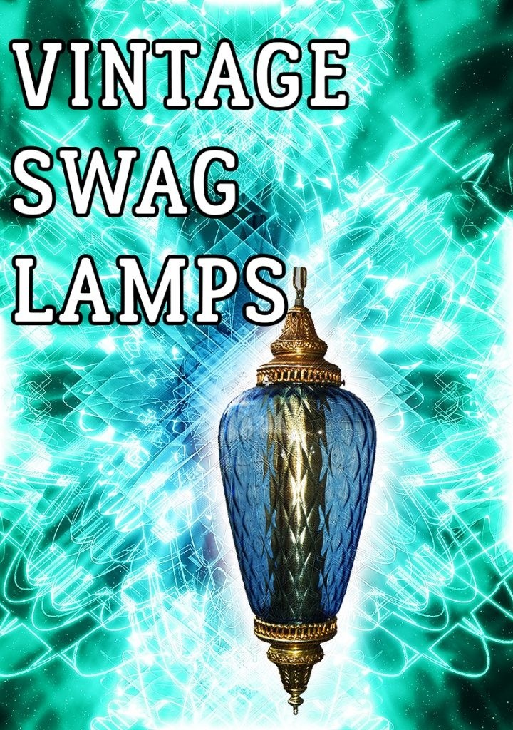Vintage swag lamps that plug in to the wall do