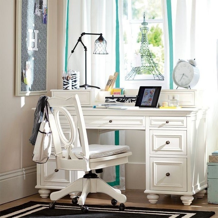 20 beautiful white desk designs for your office 1