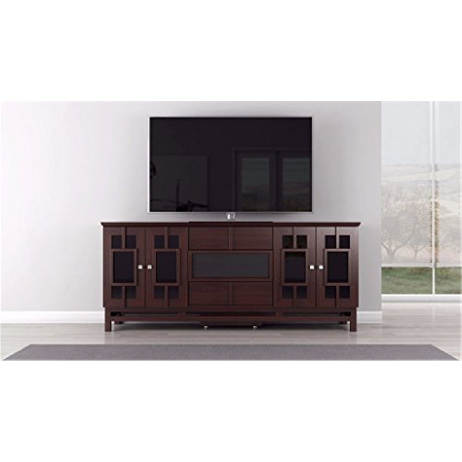 70 contemporary asian tv stand media console for flat 1