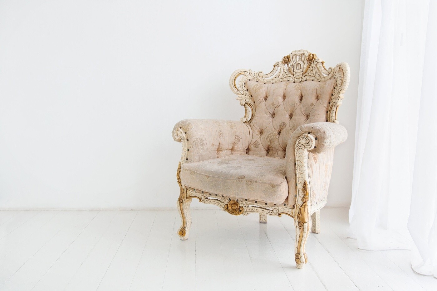 Armchair Against White Wall Armchair Against White Wall