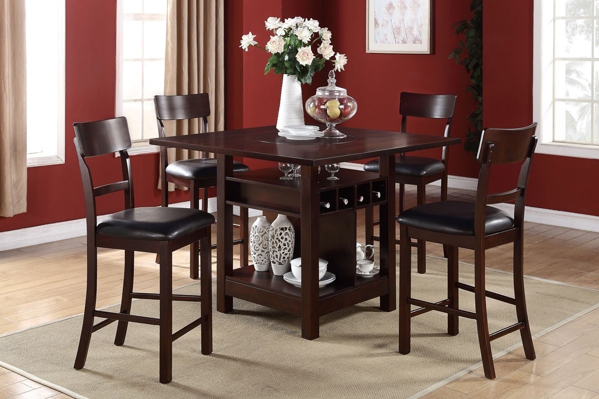 Awesome dining table with wine storage chila 2