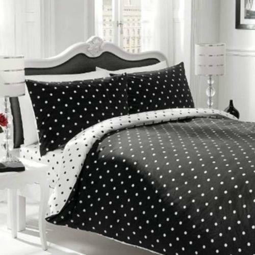 Black And White Polka Dot Comforter Set - Ideas on Foter