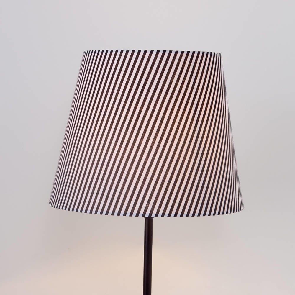 Black striped easy to fit shade nautical style from 1