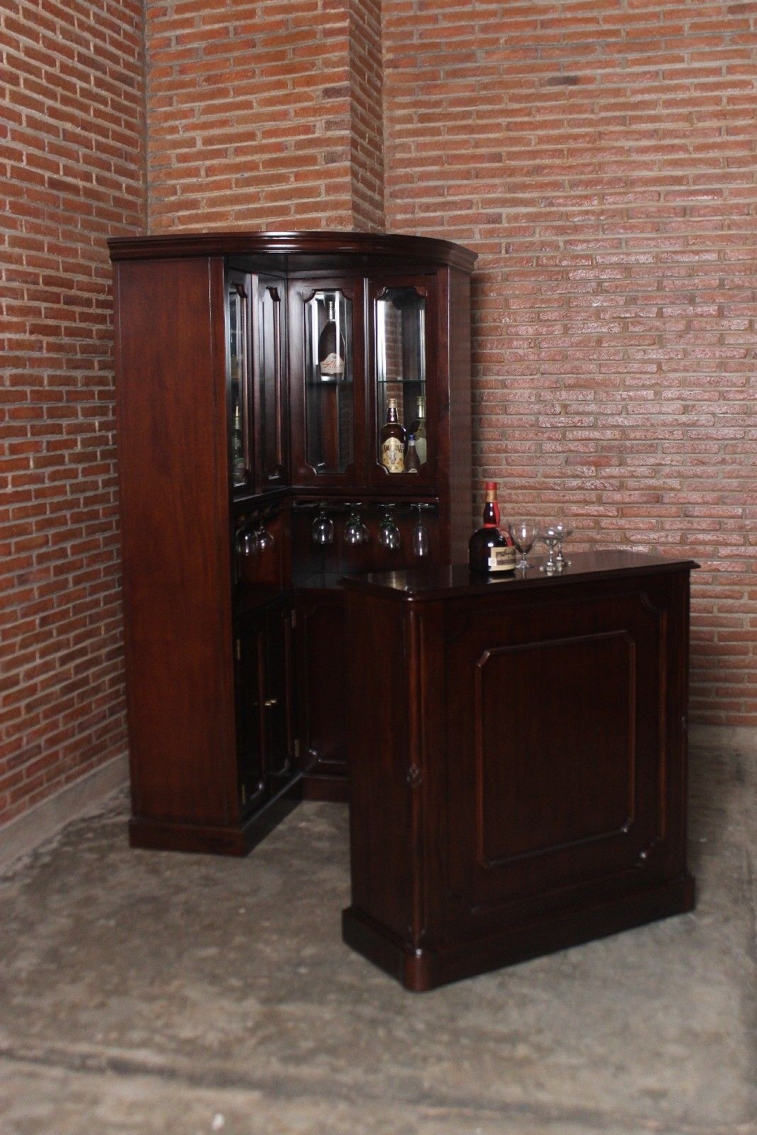 Corner curio bar cabinet furniture bar en casa casas bar